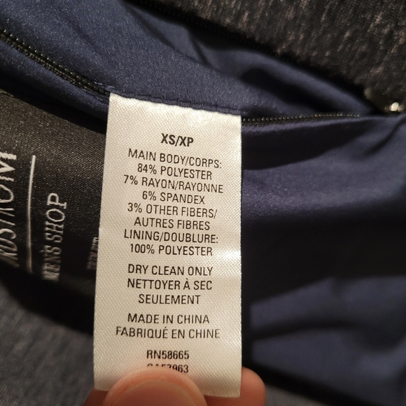 Nordstrom Casual Blazer 34/XS Blue - Picture 3 of 3